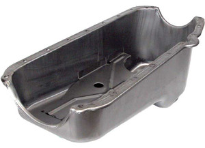 Big End Performance - 5579 Sbc Stock Oem Replacement Oil Pan W/lh Or Ds Dipstick - 43000