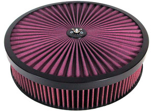 Big End Performance - 4 1/2in Flat Big Flow Air Cleaner Filter Assembly - 70502