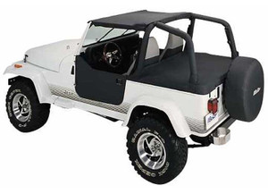 Bestop - 9295 Jeep Wrangler Strapless Bikini Topblack Denim - 52519-15