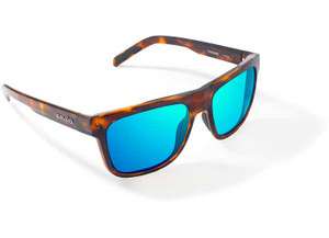 Bajio Sunglasses - Hopedale Blue Mirror Glass Brown Tort Gloss - HOP111001