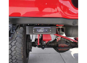 BMC Lights - 1922 Ram 2500 Hitch Bar Rigid Srq Midnight Main Standard End Cap - RAM-250-HB-RGD-STD