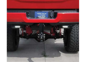 BMC Lights - 1922 Ram 3500 6in Midnight Edition Hitch Bars Flood Rigid Srq Pro W/standard E - RAM-350-PRE-RDR6-STD