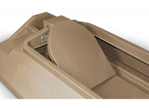 Beavertail Boats and Decoys - Back Rest Final Attack (marsh Brown) - 401062