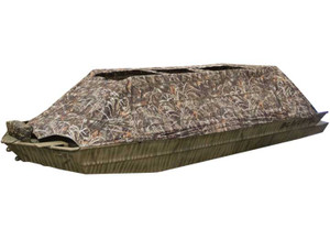 Beavertail Boats and Decoys - 1600 Boat Blind Karma Wetland (fits 15ft  16ft Boats Up To 72in Beam) - 401330