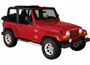 Bushwacker - 9706 Wrangler Tj 4 3/4in Pocket Style 4pc Flare - 10917-07