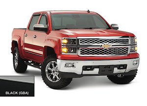 Bushwacker - 1618 Silverado 1500 Crew Cab Sb (69.3in) Pocket Style Fender Flares  Black (gb - 40959-34