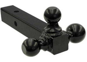 Buyers - Triball Mounts Solid Bar Black - 1500