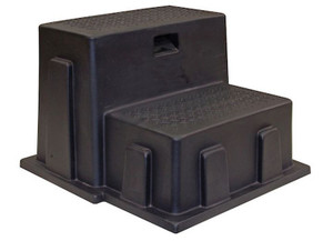 Buyers - Step Poly Utility 2 Steps Black - 3013658