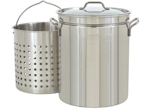 Bayou Classic - 44qt Stainless Stockpot With Basket - 1144
