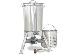 Bayou Classic - 44qt Stainless Steam/boil Cooker Kit - KDS-144