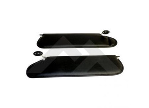 Crown Automotive - Black Sun Visor Set For 19972002 Jeep Tj Wrangler; Includes 2 Sun Visors - RT52004