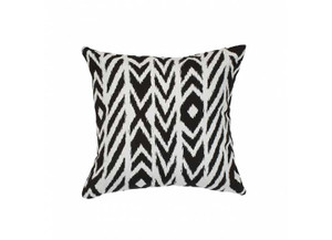 California Umbrella - 18in X18in Pacifica Accent Throw Pillow In Fire Island Charcoal Olefin - TP18-FA41
