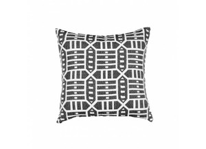 California Umbrella - 18in X18in Pacifica Accent Throw Pillow In Roland Charcoal Olefin - TP18-FA54
