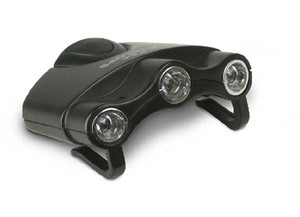 Cyclops - Orion Hat Clip Light W/3 Clear Led Lights - CYC-HC1-W