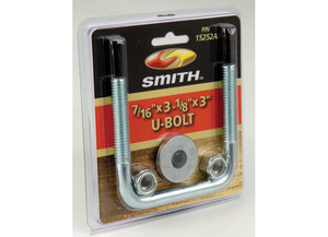 C.E. Smith - Pkg Ubolt 7/16in X 31/8in X 3in W/washers & Nuts Square - 15252A