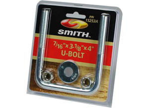 C.E. Smith - Pkg Ubolt 7/16in X 31/8in X 4in W/washers & Nuts Square - 15253A