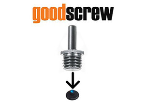 Chemical Guys - Good Screw Drill Adaptor Makes Rotary Backing Plates Fit On Any Drill - BUF_SCREW_DRILL