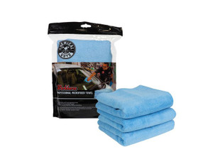 Chemical Guys - Workhorse Professional Microfiber Towel Blue 16 X 16 (3 Pack) - MICBLUE03