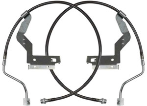 Carli Suspension - 1722 F250 Super Duty Suspension Extended Braided Brake Lines Front - CS-FORDBBL-LVL-17-F