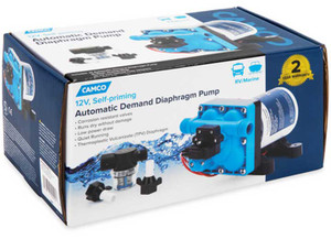 Camco - Fresh Water Pump 12v 3.0 Gpm Variable Flow - 22491