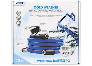 Camco - Heated Drinking Water Hose 20 12' 5/8id (e/f) Cetlus - 22910