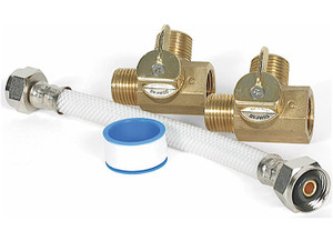 Camco - Bypass Kit 8in Supreme Perm Brass For 6gal Tank - 35953
