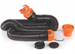Camco - Rhinoflex Sewer Hose Kit W/15ft Hose And Swivel Fittings - 39761
