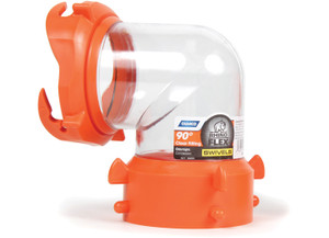 Camco - Rhinoflex 90 Degree Swivel Fitting Clear - 39857