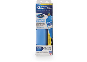 Camco - Tastepure Xl Water Filter (kdf)w/flexible Hose Protector - 40019