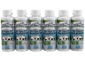 Camco - Floral Flush Eucalyptus Mint Singles 64oz Bottles - 41482