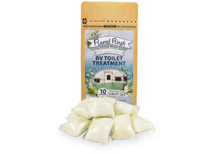 Camco - Floral Flush Eucalyptus Mintdropins 10/bag - 41492
