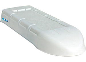 Camco - Refrigerator Vent Cover Top Only White - 42160