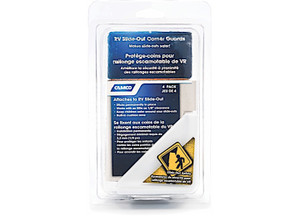 Camco - Rv Slide Out Corner Guards Polar White - 42194