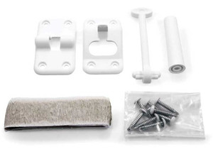 Camco - Door Holder Kit 3.5 White W/door Bumper - 42383