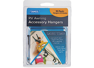Camco - Rv Awning Accessory Hangers 10 Pack - 42707