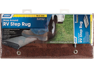 Camco - Step Rug Reg Brown - 42921