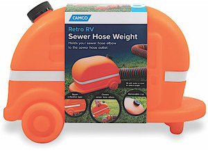 Camco - Retro Rv 4n1 Sewer Weight Orange - 43100