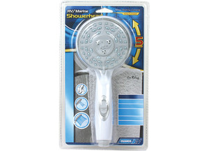Camco - Shower Headwhite W/on/off Sw - 43711