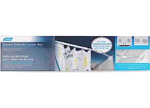 Camco - Shower Extender Curtain Rod - 43764