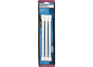 Camco - Cupboard Bar 10in To 17in White  3pk - 44063