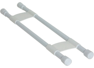 Camco - Refrigerator Double Bar Set  16in To 28in White - 44073