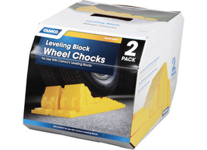 Camco - Leveling Block Wheel Chock 2 Pack - 44401