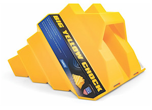 Camco - Wheel Chock Big Yellow Chock Oversized 30in Tire Dia. - 44419