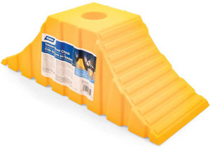 Camco - Tandem Wheel Chock Yellow - 44435