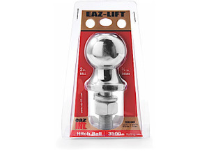 Camco - Eazlift  Hitch Ball 3500lb Rating 2inx3/4inx21/8in - 48223