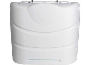 Camco - Propane Tank Cover Double 30lb White - 50513