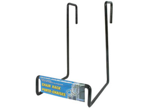 Camco - Chair Rack Black Hooks Over Ladder Style - 51490