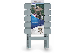 Camco - Table Adirondack Style Quickfolding Plastic Sm Gray - 51682