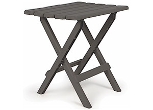 Camco - Table Adirondack Style Quick Folding Plastic Lg Charcoal - 51885
