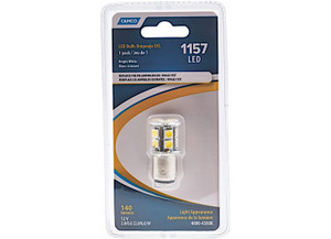 Camco - Led  1157/1016 (bay15dindex) 13led 140lm Brightwhite(1pk) - 54650